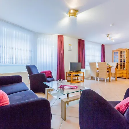 شقة Residenz Meeresbrandung 1 Mit Souterrainterrasse Zum Sueden ,2xtv, Einbaukueche, Geschirrspueler, Schwimmbad, Sauna ,pkw-stellplatz, Wlan !